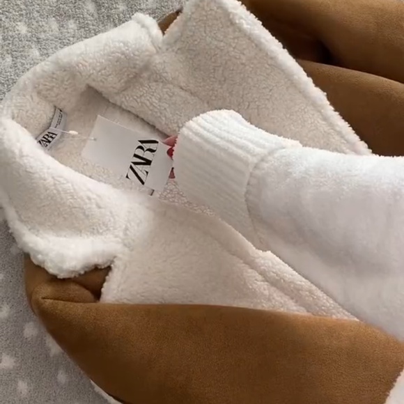 ZARA DOUBLE FACED COAT - Picture 7 of 9